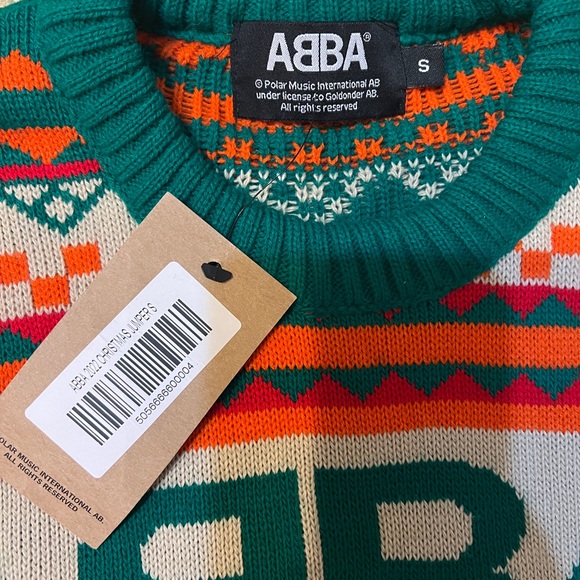 ABBA VOYAGE official 2022 Christmas Jumper Sweater NWT size small - Picture 3 of 5